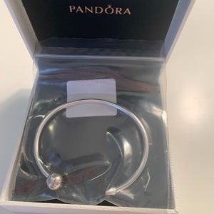 Pandora Moon and Star Open Bangle